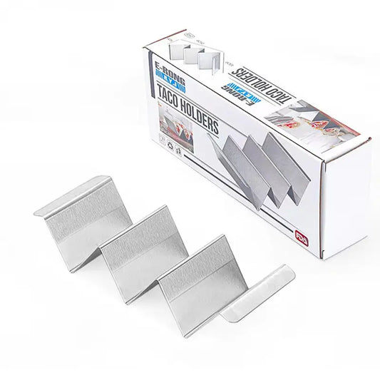 Stainless Steel W-Shaped Taco and Pancake Holder (1 pc)