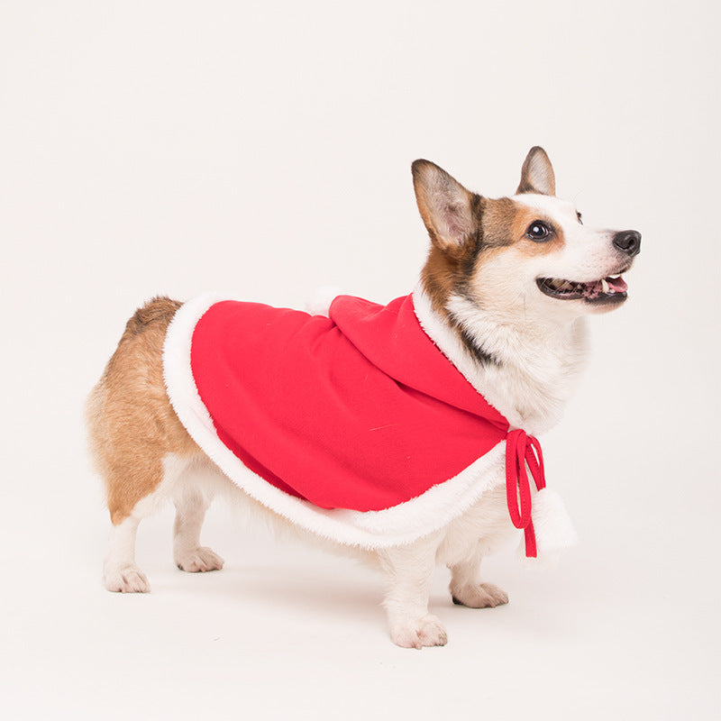 Festive Pet Cloak for New Year and Christmas