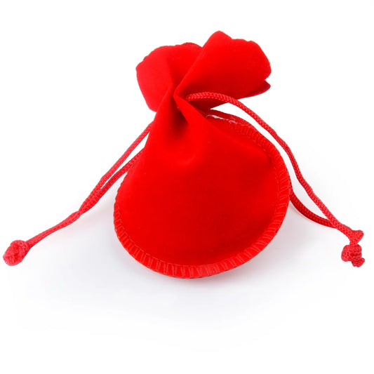 Chanfar 10pcs 7x9cm 9x12cm Velvet Bag White Red Black Pink Drawstring Pouch Calabash Shape Gift Packing Bags For Wedding Pouches