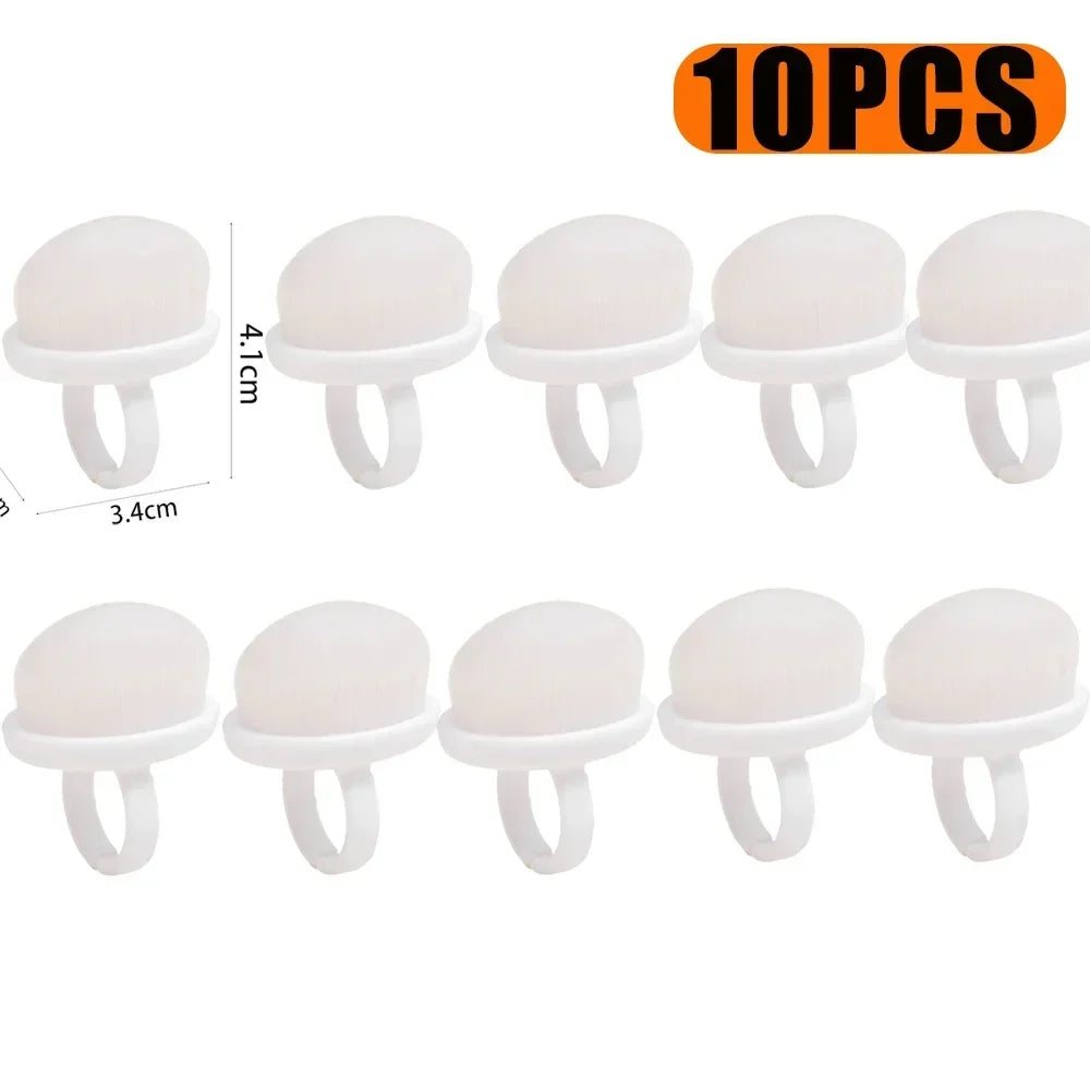10pcs Professional Nail Dust Brush Art Brush Remove Gel Polish Powder Cleaning Tool Beauty Makeup Brushes Manicure Accessories