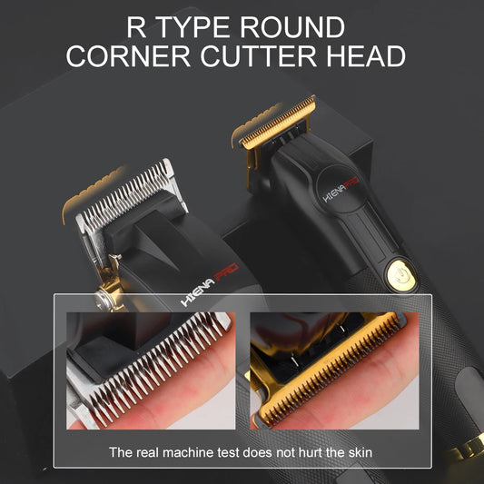 HIENA Professional Hair cutting machine Hair Clipper Set Metal Electric Cordless Hair Trimmer for Barber Display hair clipper
