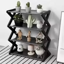 Hot 4-Tier X-Type Shoe Storage Rack