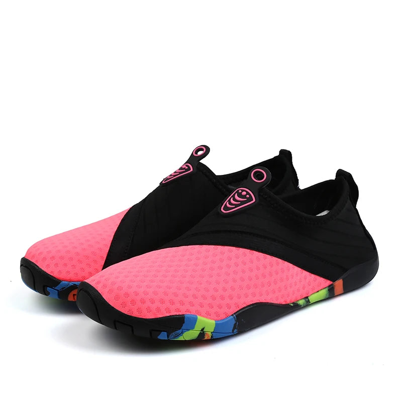 Men Women Aqua Shoes Sneakers Quick Dry Swimming Footwear Unisex Outdoor Breathable Upstream Beach Shoes 35-45#