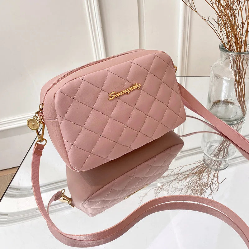 Tassel Small Messenger Bag For Women 2023 Trend Lingge Embroidery Camera Female Shoulder Bag Fashion Chain Ladies Crossbody Bags