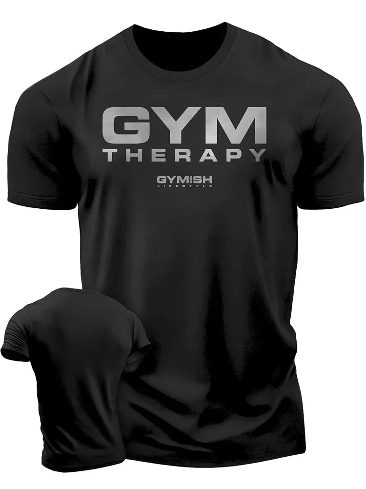 3D Printed Workout Men's T-Shirt For Comprehensive Exercise Funny Gym T-Shirt Men's Short Sleeves Muscle Man Tough Guy T-Shirt