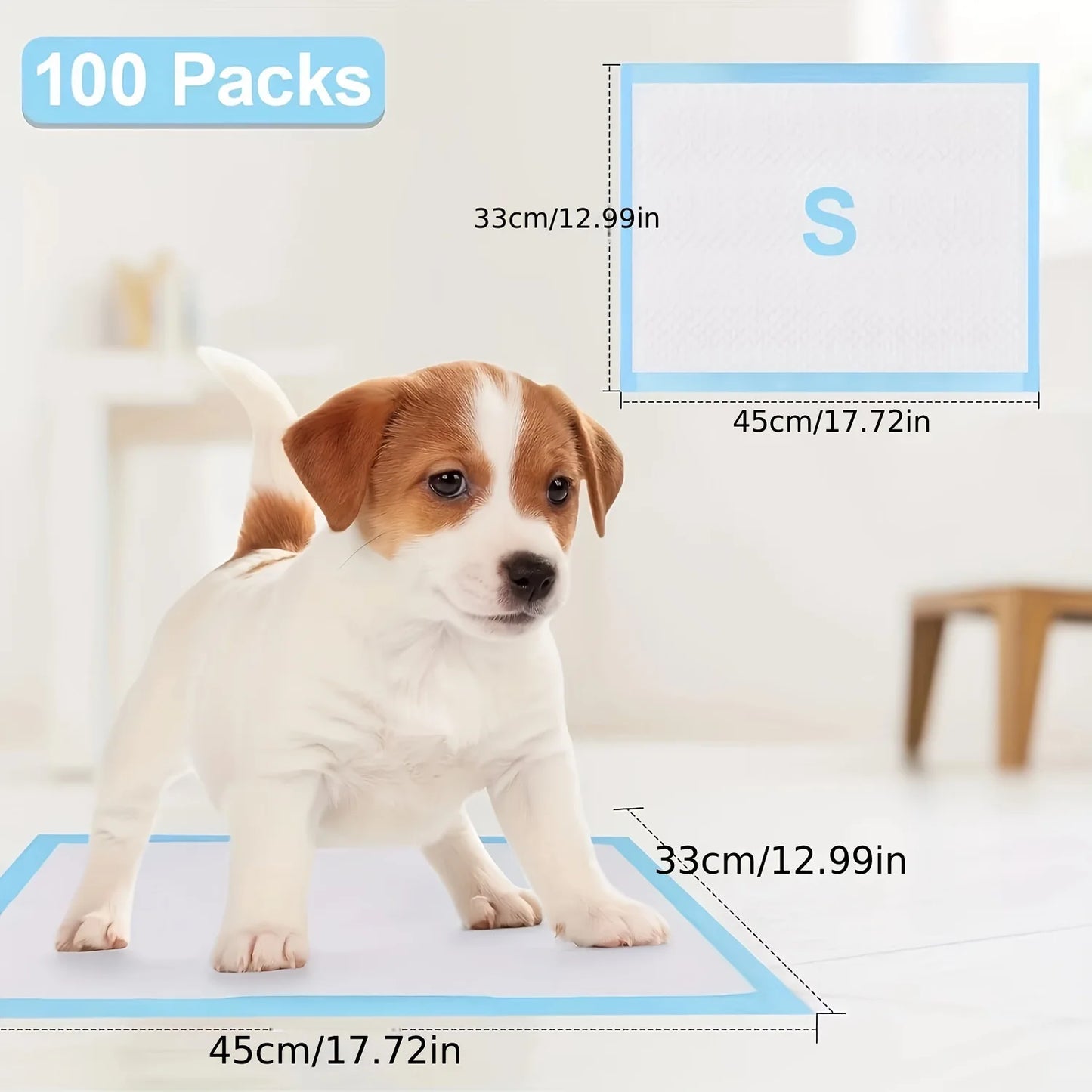 Super Absorbent Pet Diaper Dog Training Pee Pads Disposable Thickened For Cats Dog Diapers Cage Mat Pet Supplies Puppy Potty Pad