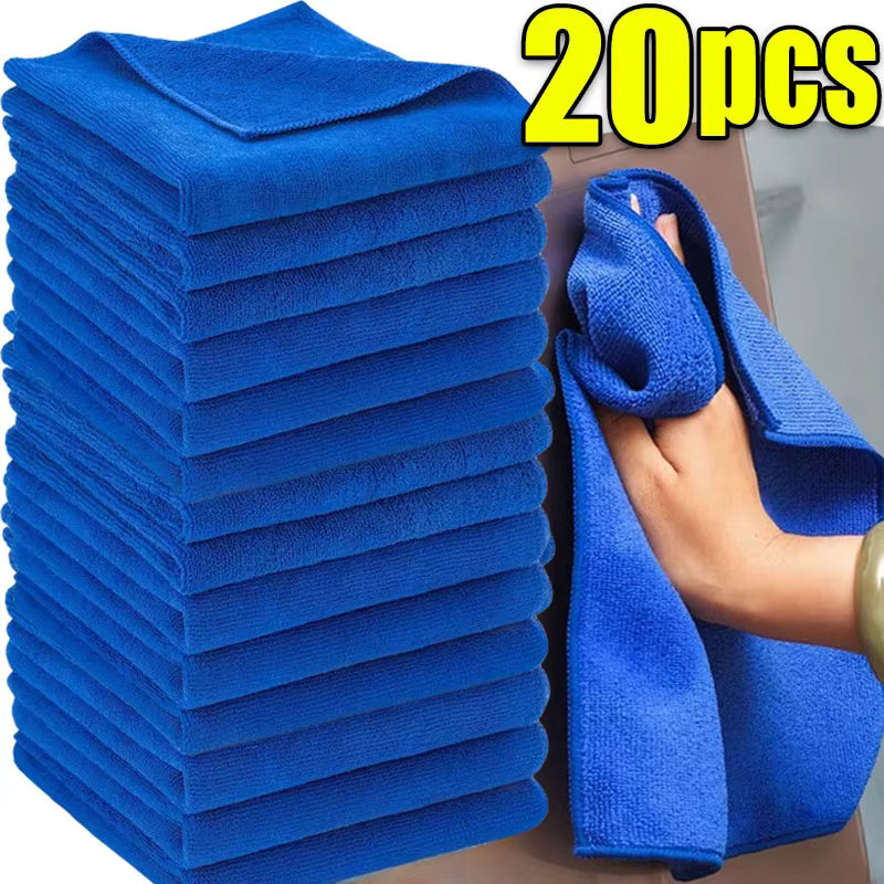 20Pcs Microfiber Towels Car Wash Drying Cloth