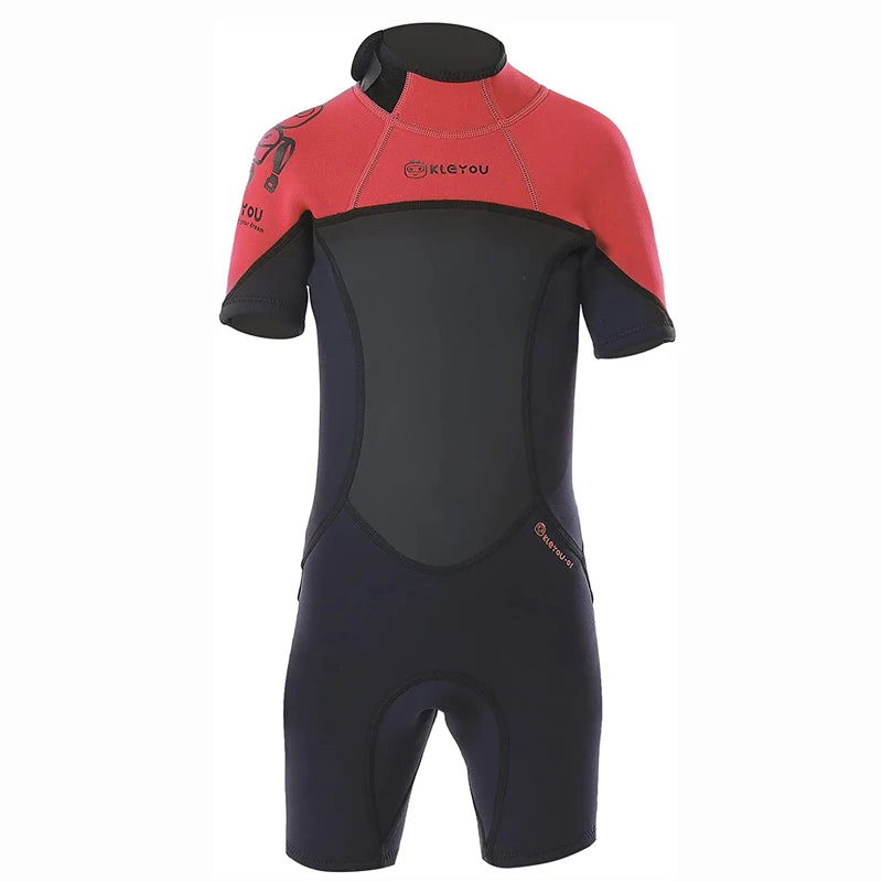 Thermal Shorty Swimsuit Kid Surf Neoprene Wetsuit Children Scuba Diving Suit Freediving Underwater Swimwear Suits Youth Swim Set