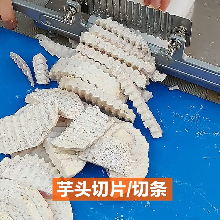 Commercial Vegetable Heavy Duty Professional Potato Slicer Tool Kattex French Fry Cutter Wave Potato Slicer Cutter