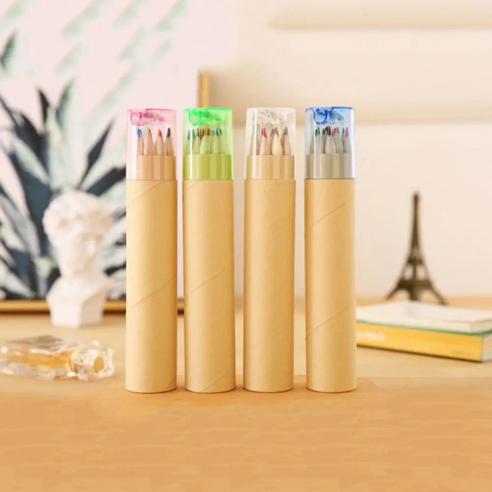 Creativity Crayon Student Pencil 12 Color Student Stationery Drawing Pencil Drawing Art Portable Painting Pencil