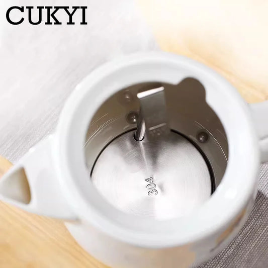 1L Electric Kettle Ceramic Tea Boiler Automatic Power off Detachable base Anti-dry protection kicthen tools Household health pot