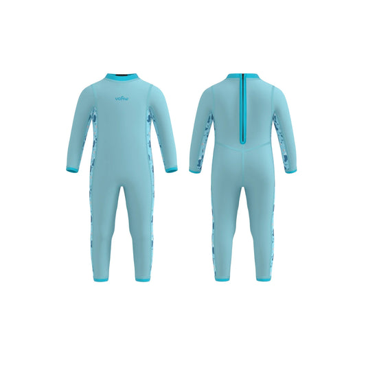 Boys Girls Toddlers 2mm Neoprene Wetsuit Back Zipper Infants Wet Suits Full Swimsuit Warm One Piece Bathing Swimming Suit