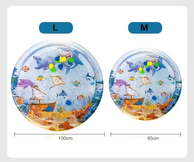 Sea Ocean Water Mat Sensory Water Mat Thickened Inflatable For Cat Pet Supplies Cleaning Cooling Mat Summer Cat Pets Accessories