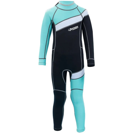 Hisea Childen Wetsuits 2.5mm Neoprene Elastic Swimming Surfing Spearfishing Suit Wetsuit Boys Swimsuit Equipent Diving Equipment