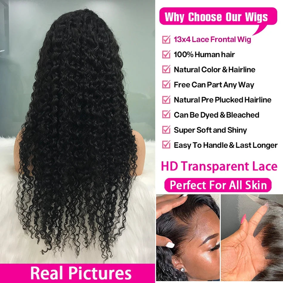 30 40 Inch Body Wave 13x4 13x6 Hd Lace Frontal Wigs For Brazilian Women Human Hair Wigs Lace Front Pre Plucked Human Hair Wig
