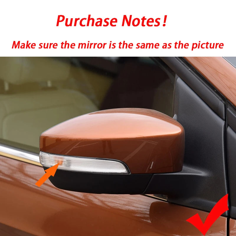 Dynamic LED Side Rearview Mirror Turn Signal Light Indicator For Ford Escape Kuga II EcoSport 2013-2019 Car Accessories