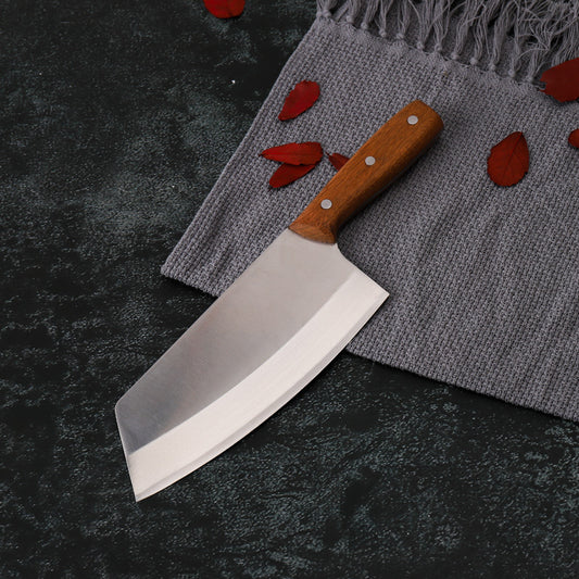 Stainless Steel Multi-Purpose Knife with Wood Handle