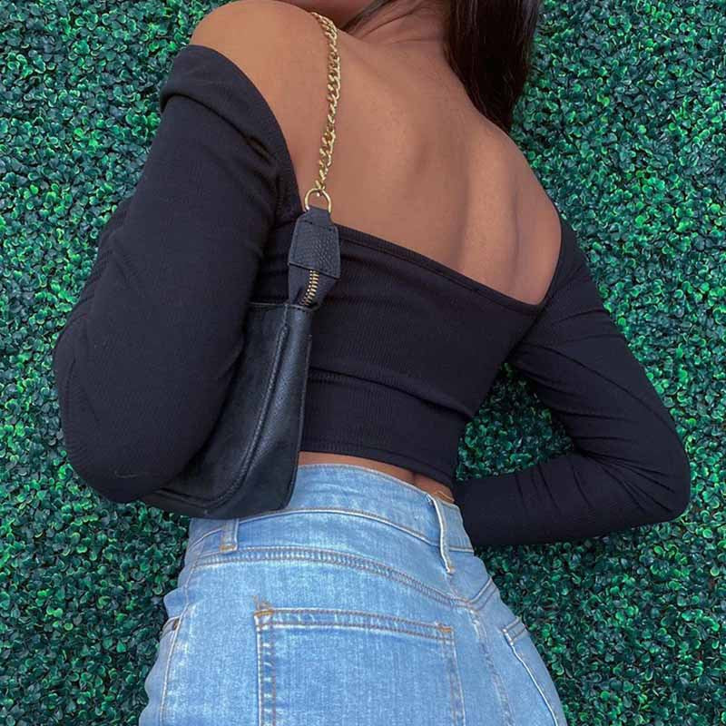 Women's Sexy Cross Hollow Strapless Halter Top