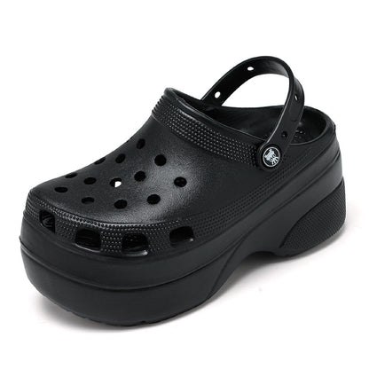 Women's High Platform Summer Slippers with Holes