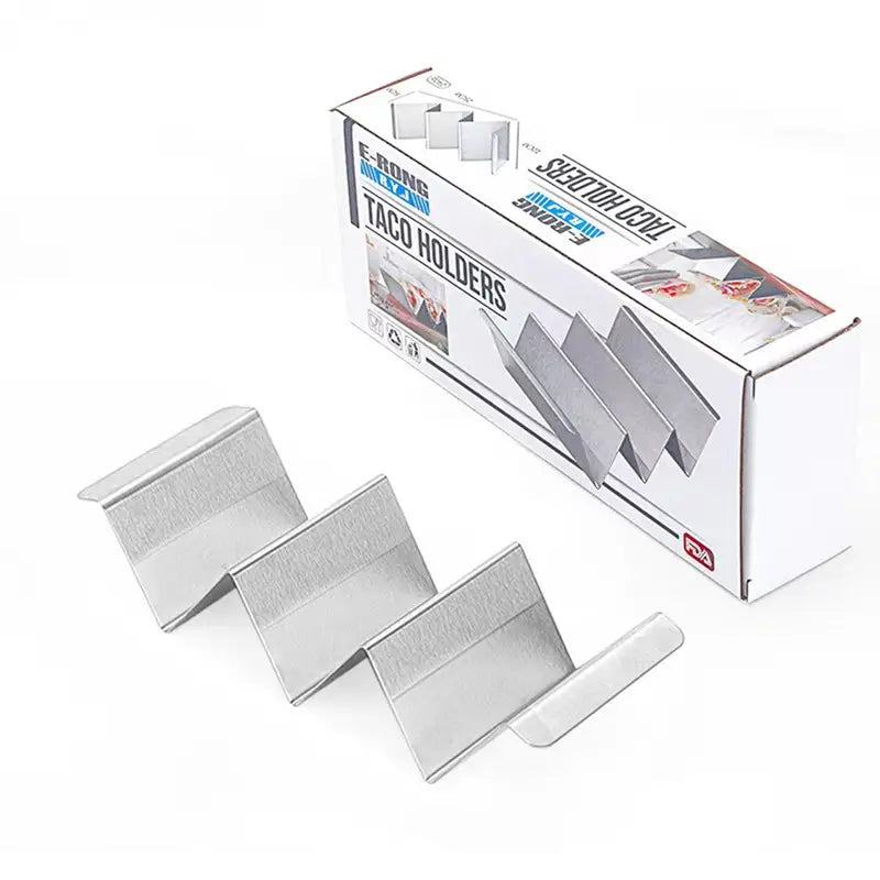 Stainless Steel W-Shaped Taco and Pancake Holder (1 pc)