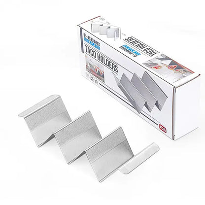 Stainless Steel W-Shaped Taco and Pancake Holder (1 pc)