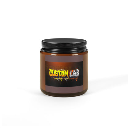 Scented Soy Candle (Multi-Size, Amber Jar)