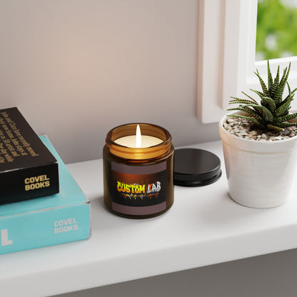 Scented Soy Candle (Multi-Size, Amber Jar)