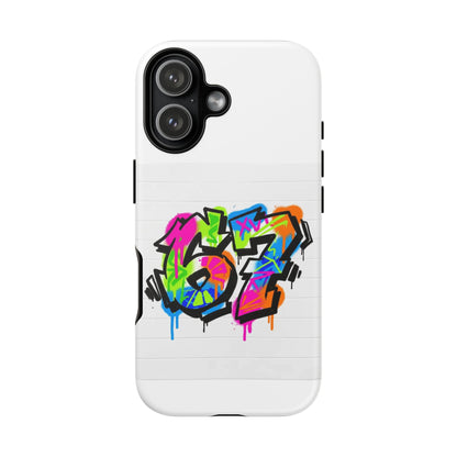 Graffiti '67' Phone Case — Colorful Urban Street Art Protective Cover