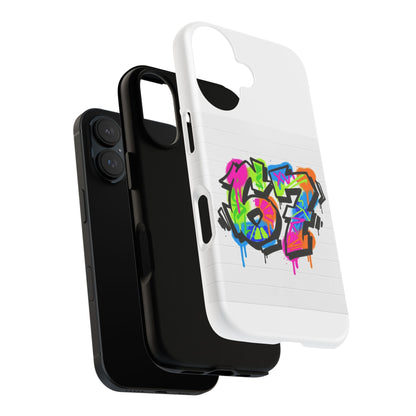 Graffiti '67' Phone Case — Colorful Urban Street Art Protective Cover