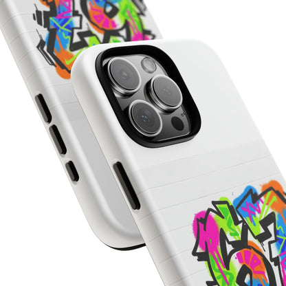 Graffiti '67' Phone Case — Colorful Urban Street Art Protective Cover
