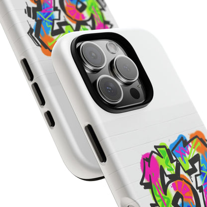 Graffiti '67' Phone Case — Colorful Urban Street Art Protective Cover