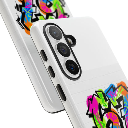 Graffiti '67' Phone Case — Colorful Urban Street Art Protective Cover