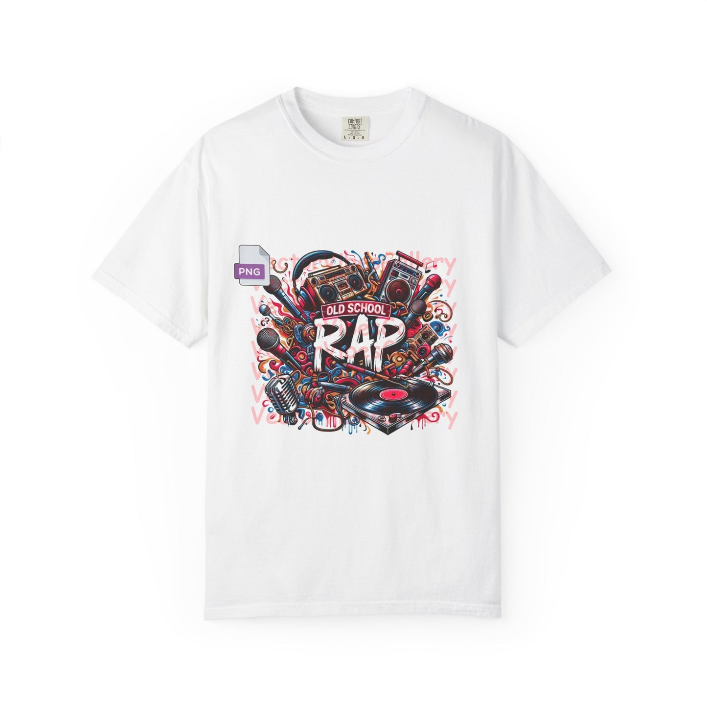 Old School Rap T-Shirt — Vintage DJ Turntable Hip Hop Tee