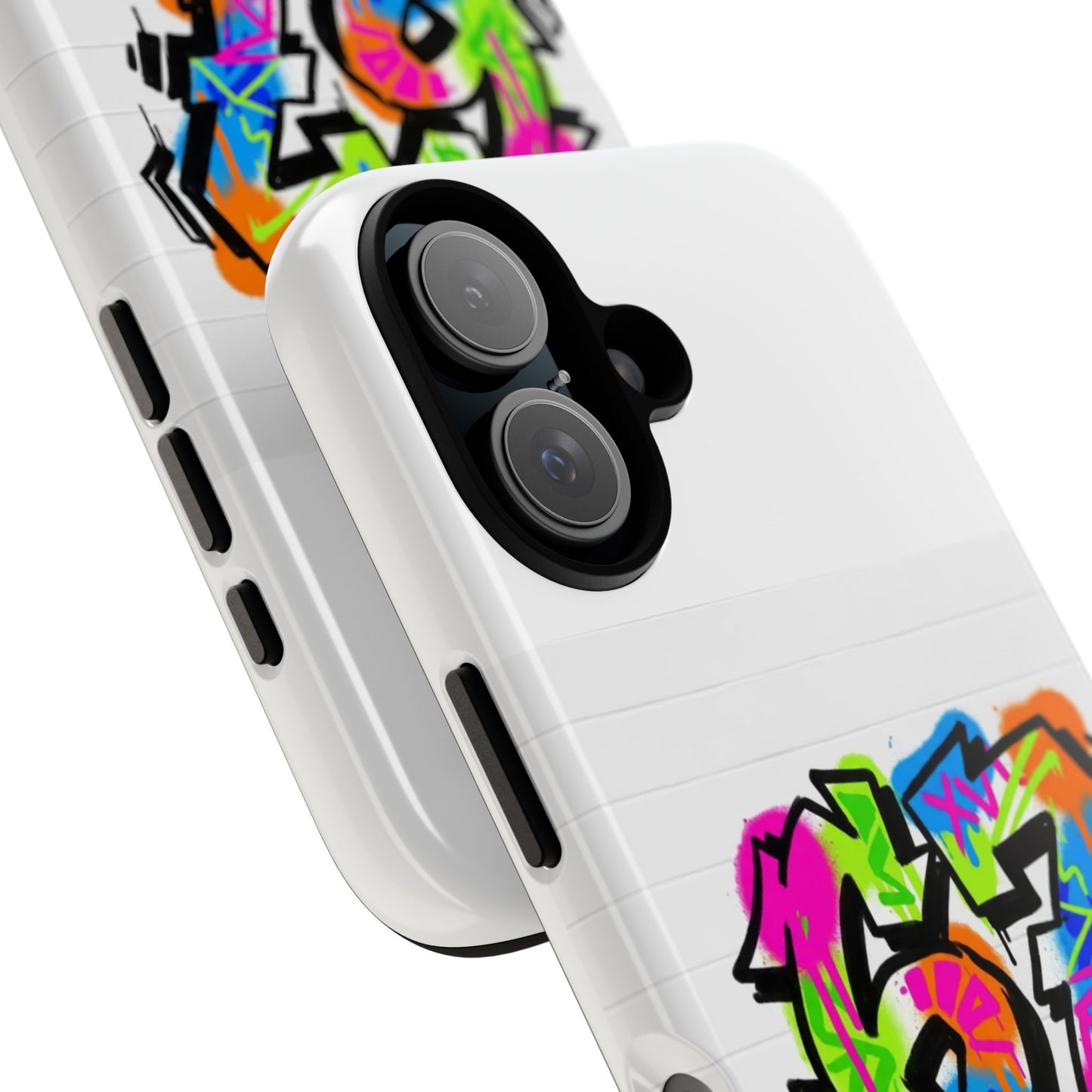 Graffiti '67' Phone Case — Colorful Urban Street Art Protective Cover