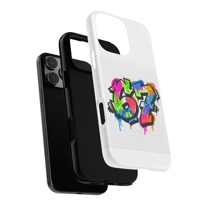 Graffiti '67' Phone Case — Colorful Urban Street Art Protective Cover