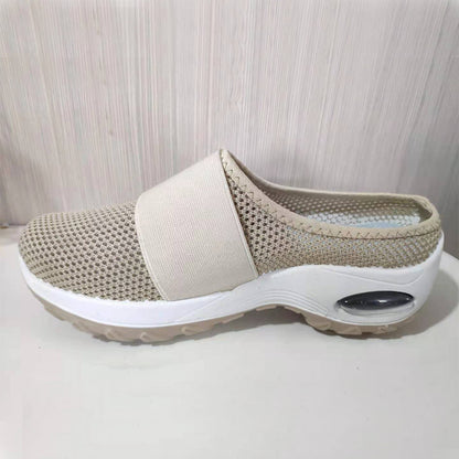 Breathable Mesh Half Support Women's Casual Shoes