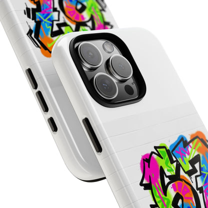 Graffiti '67' Phone Case — Colorful Urban Street Art Protective Cover
