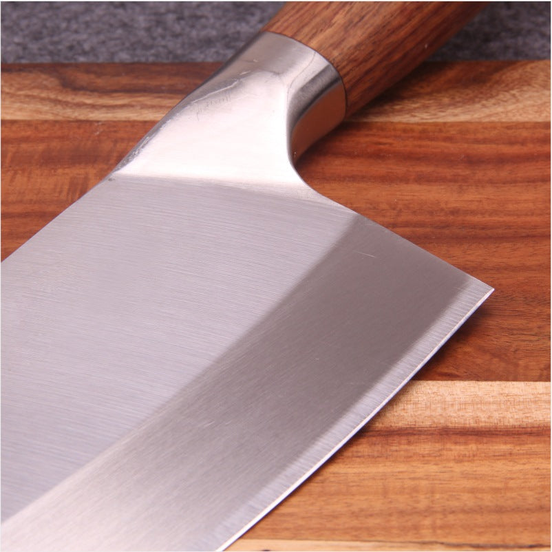 Stainless Steel Multi-Purpose Knife with Wood Handle