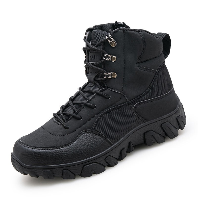 High-Top Shoes for Trendy Outdoor Sports in Autumn