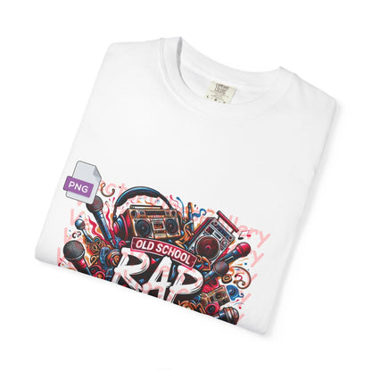 Old School Rap T-Shirt — Vintage DJ Turntable Hip Hop Tee