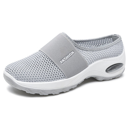 Breathable Mesh Half Support Women's Casual Shoes