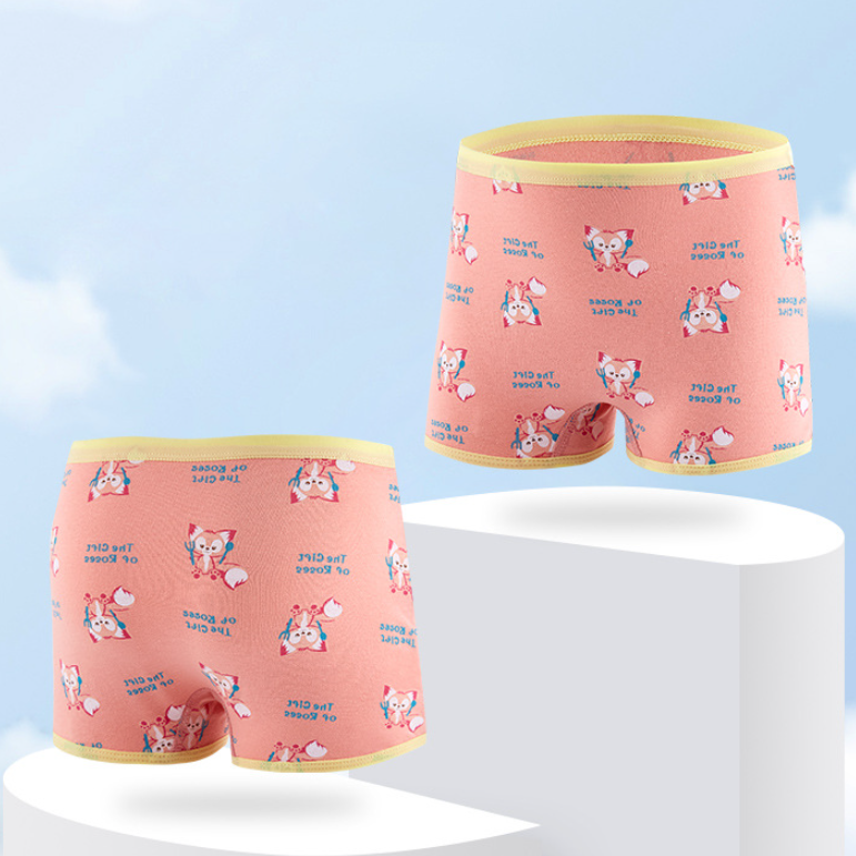 Cute Cotton Boxer Briefs for Kids 1-8 Years Old