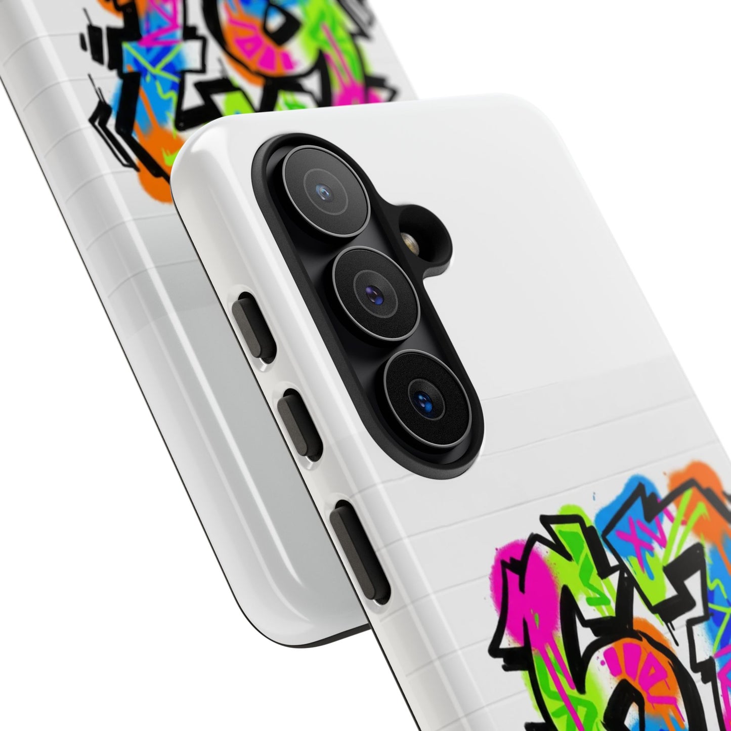 Graffiti '67' Phone Case — Colorful Urban Street Art Protective Cover