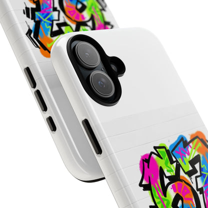 Graffiti '67' Phone Case — Colorful Urban Street Art Protective Cover