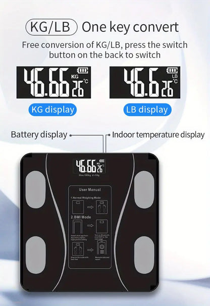 Smart Electronic Floor Weight Scale with LED Display