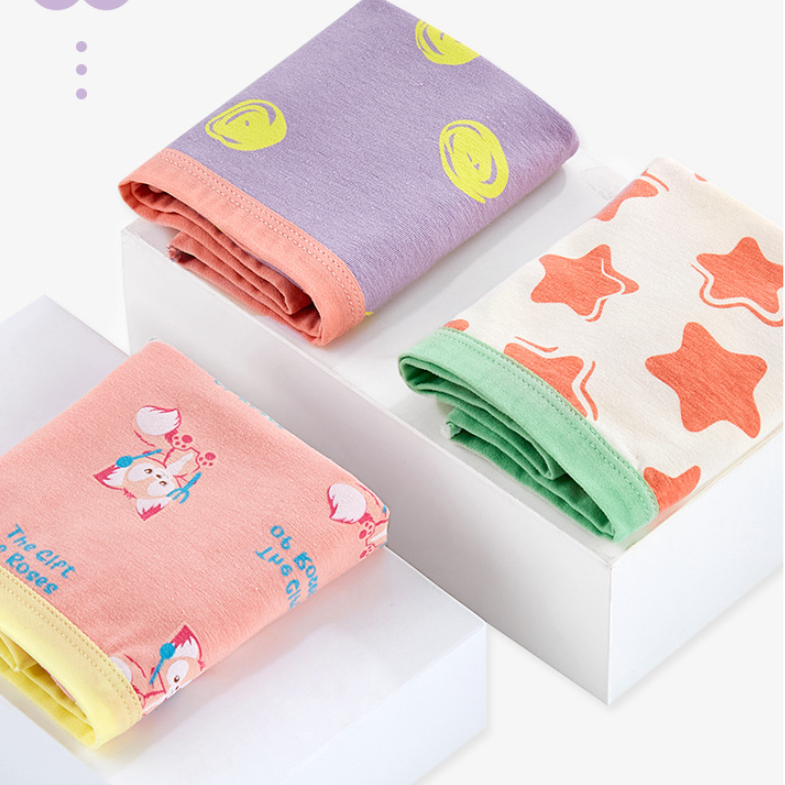 Cute Cotton Boxer Briefs for Kids 1-8 Years Old