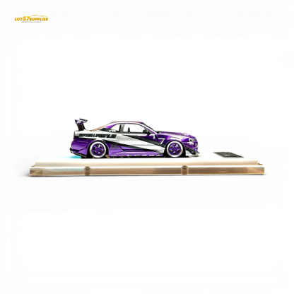 404ERROR x LOT 57 RYOHE's Skyline R34 "GIFTED" Resin 1:64