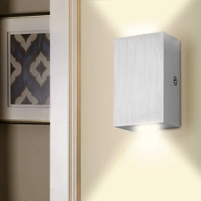 Cube Shape LED Wall Lamp for Indoor and Outdoor Use
