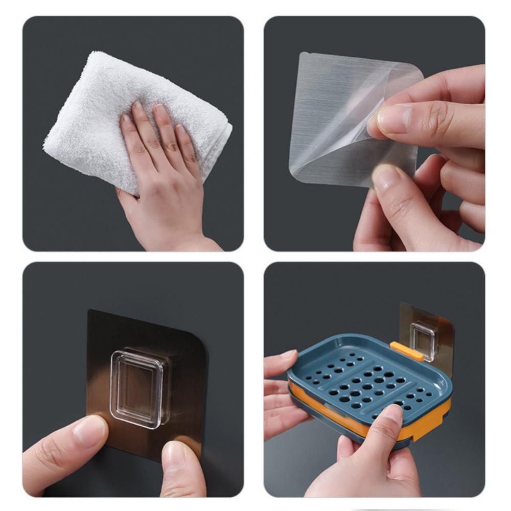 Double Layer Soap Box with Drainage for Travel Use