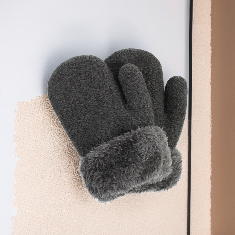 Winter Woolen Knitted Gloves for Men, Women, and Kids
